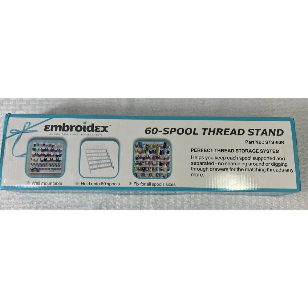 Embroidex 60-spool Thread Stand New‎ In box Thread Not Included